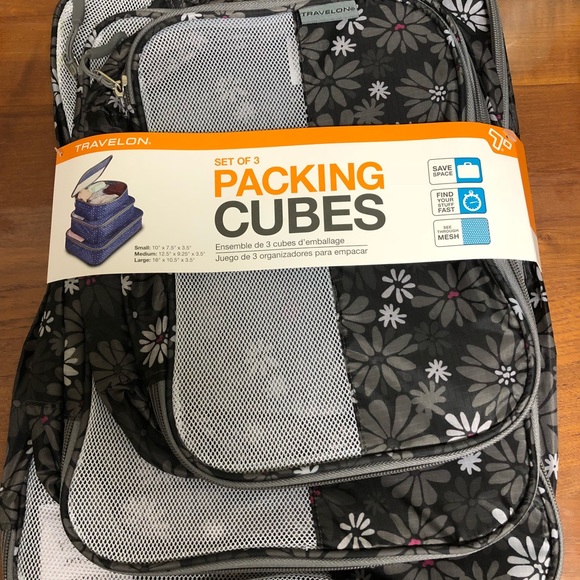 travelon packing cubes